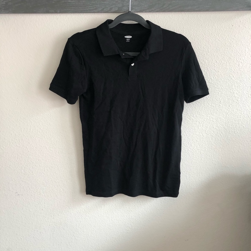 NWT bundle Old Navy boys uniform shirts black XL&L